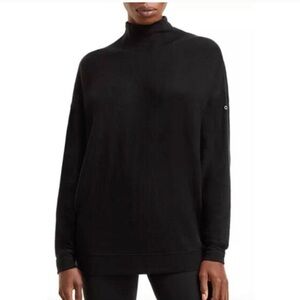 ALO Yoga Black Cowl Neck Sweater